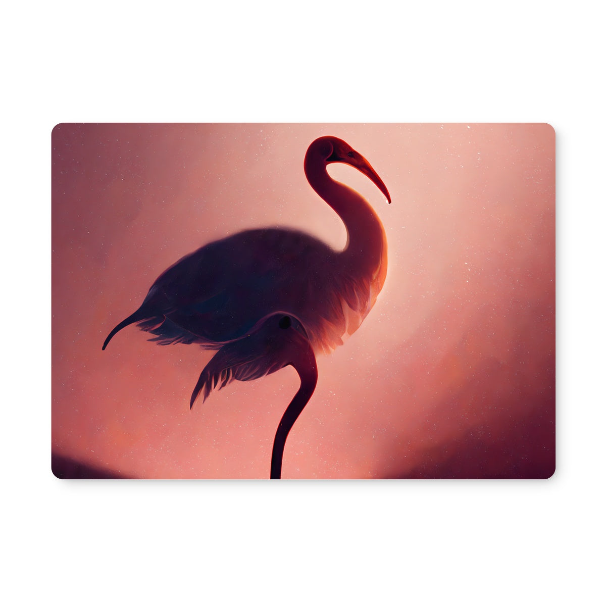 Flamingo Shadows Placemat