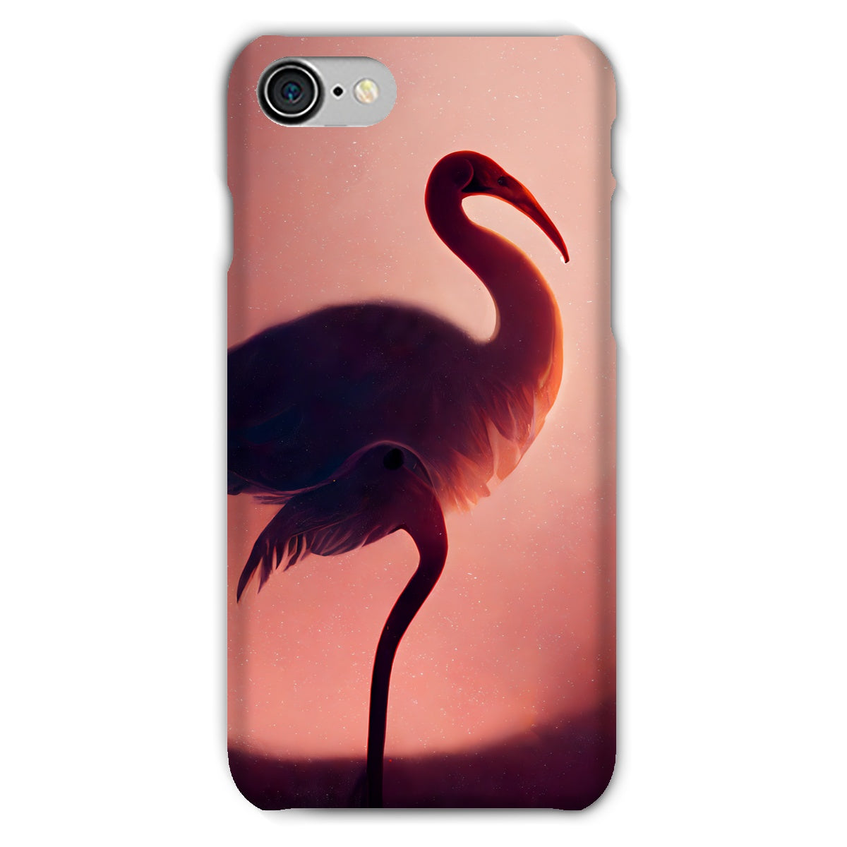 Flamingo Shadows Snap Phone Case