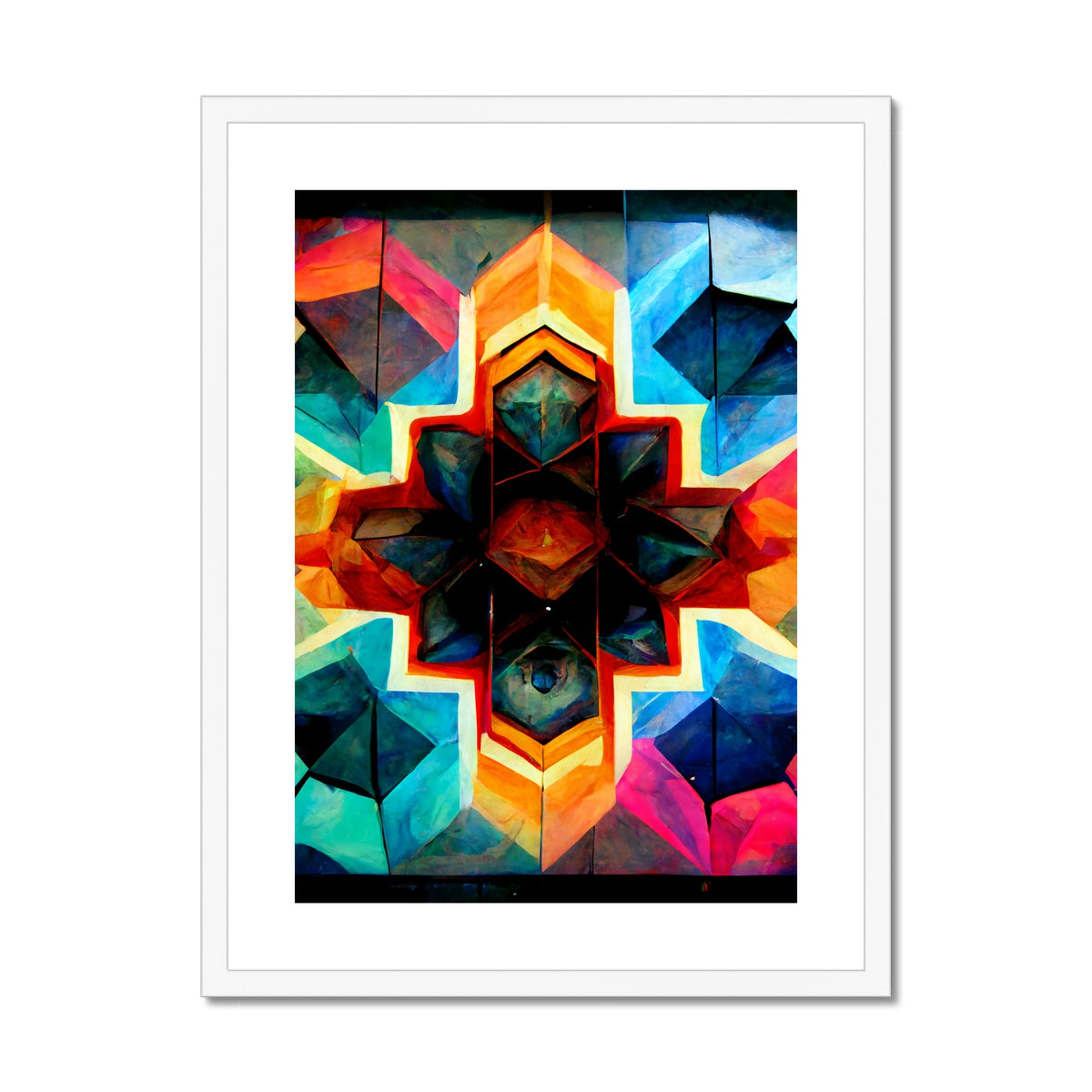 Kaleidoscope Waters Framed & Mounted Print