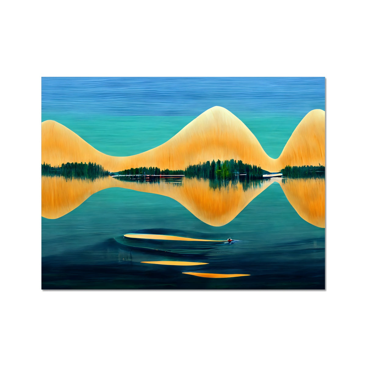 Rebounding in Symmetry Fine Art Print