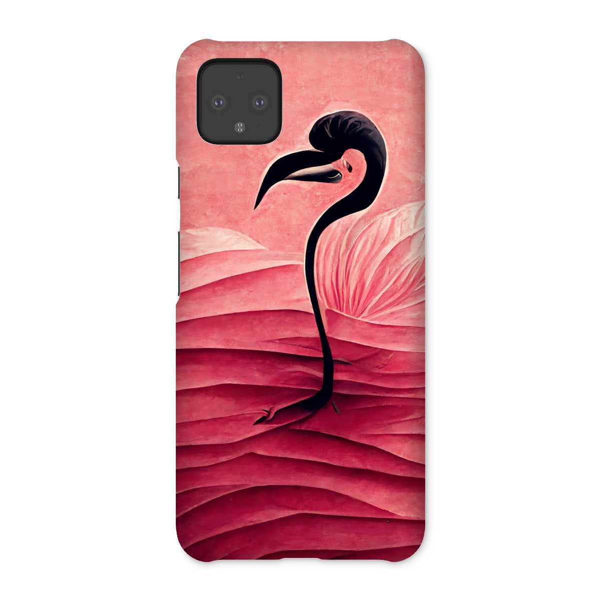 Flamingo Folds Snap Phone Case