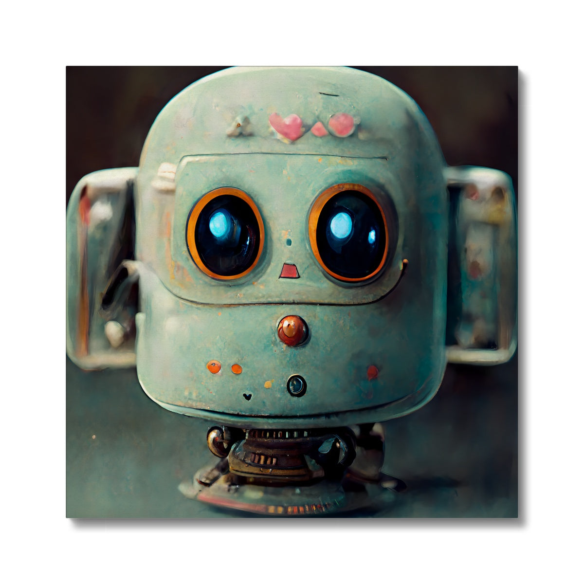 Puppy Bot Pop Canvas