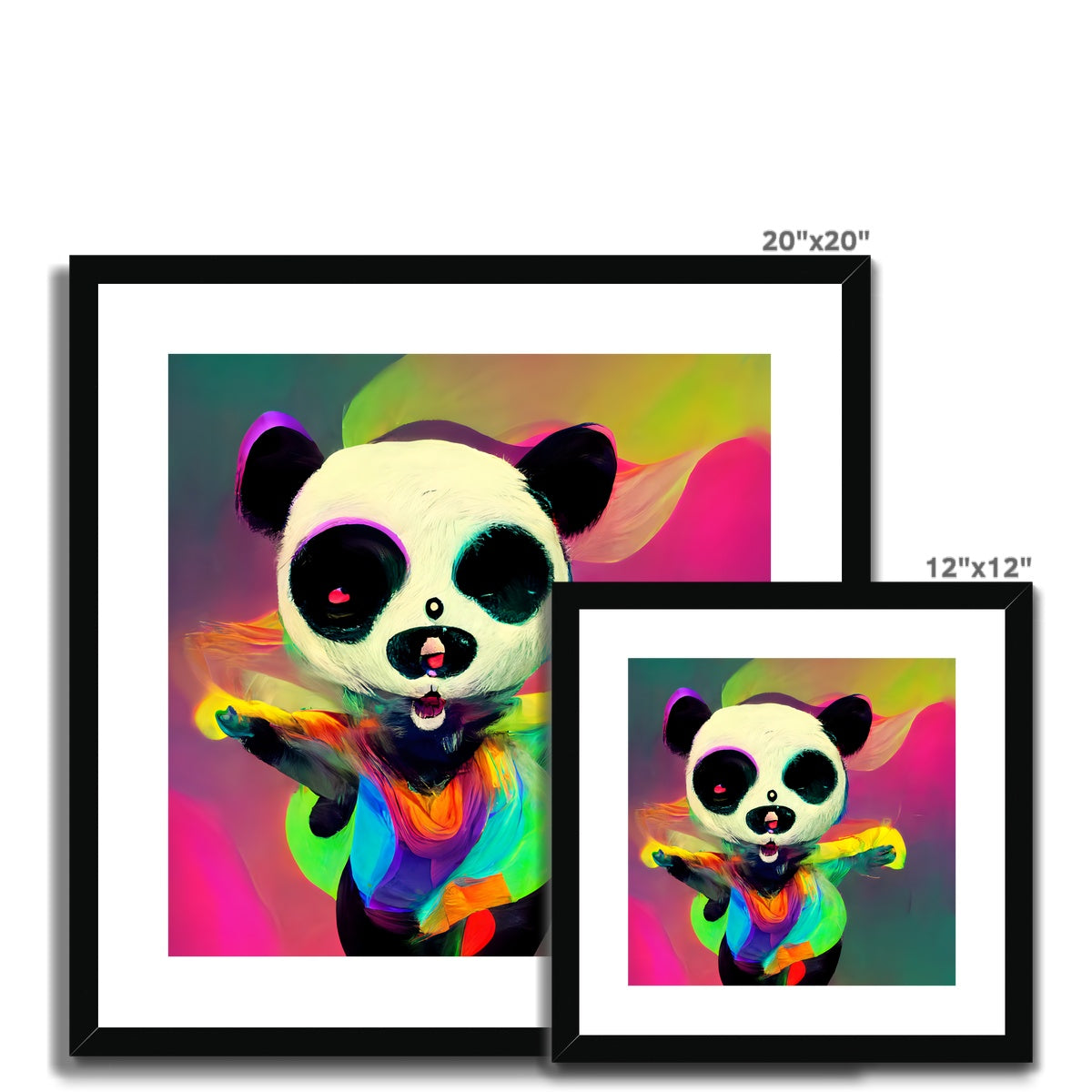 Pandance Framed & Mounted Print