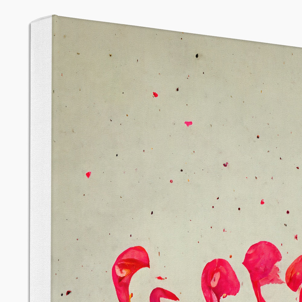 Flamingo Horizon Canvas