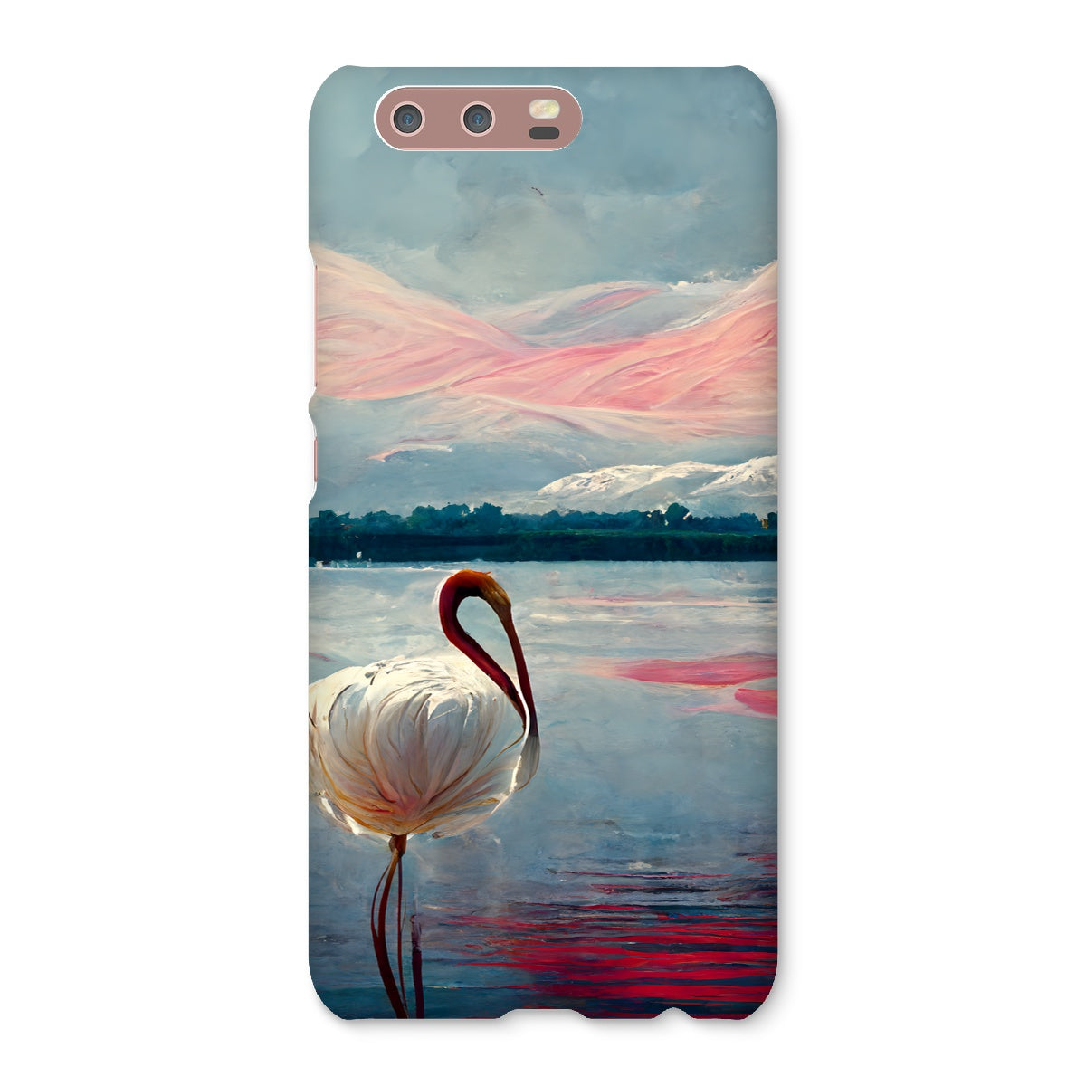 Flamingo Mountains Snap Phone Case