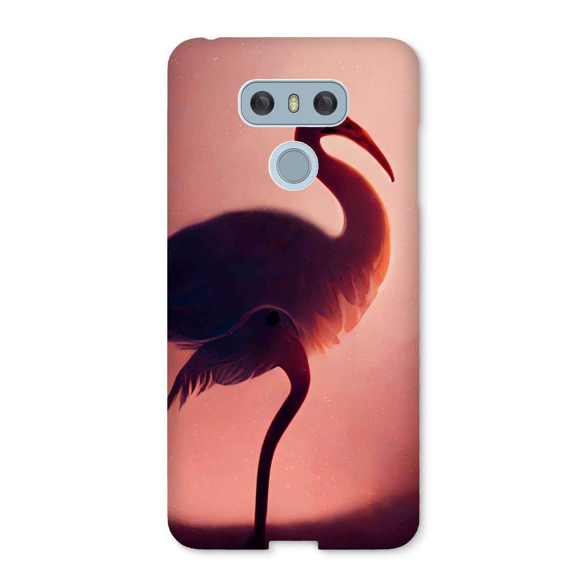 Flamingo Shadows Snap Phone Case