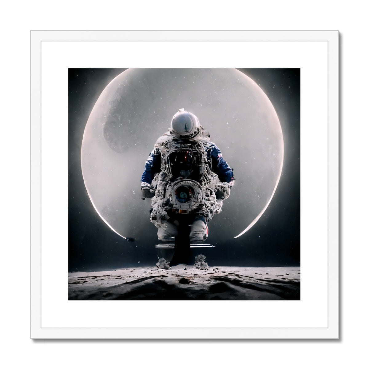 Moon Gazer Framed & Mounted Print