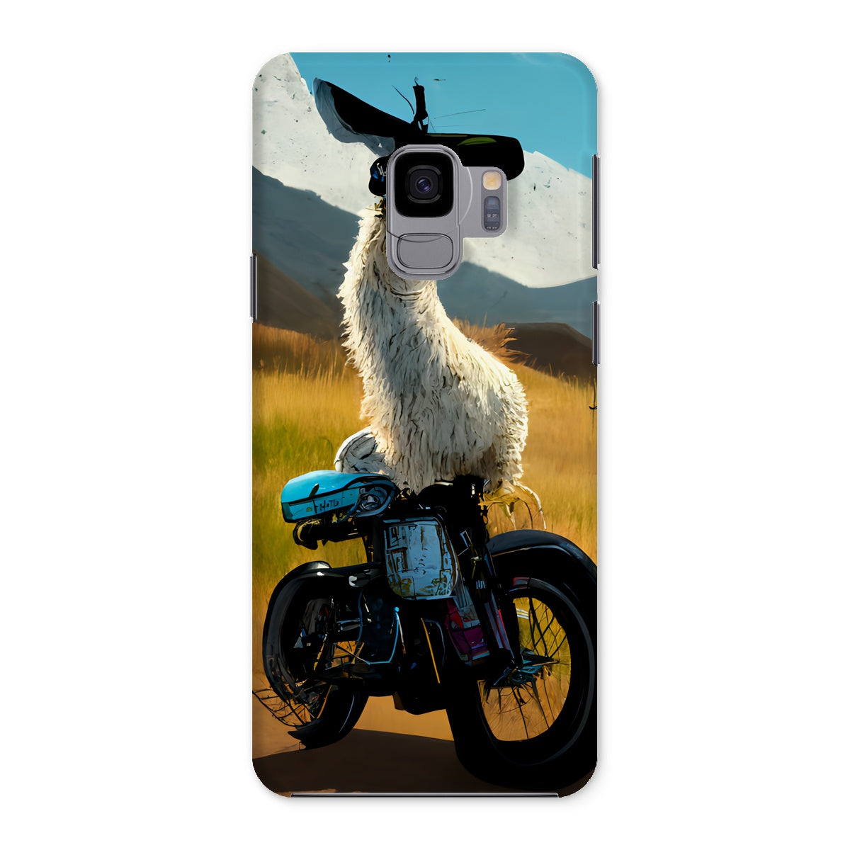 Llama on a Bike Snap Phone Case