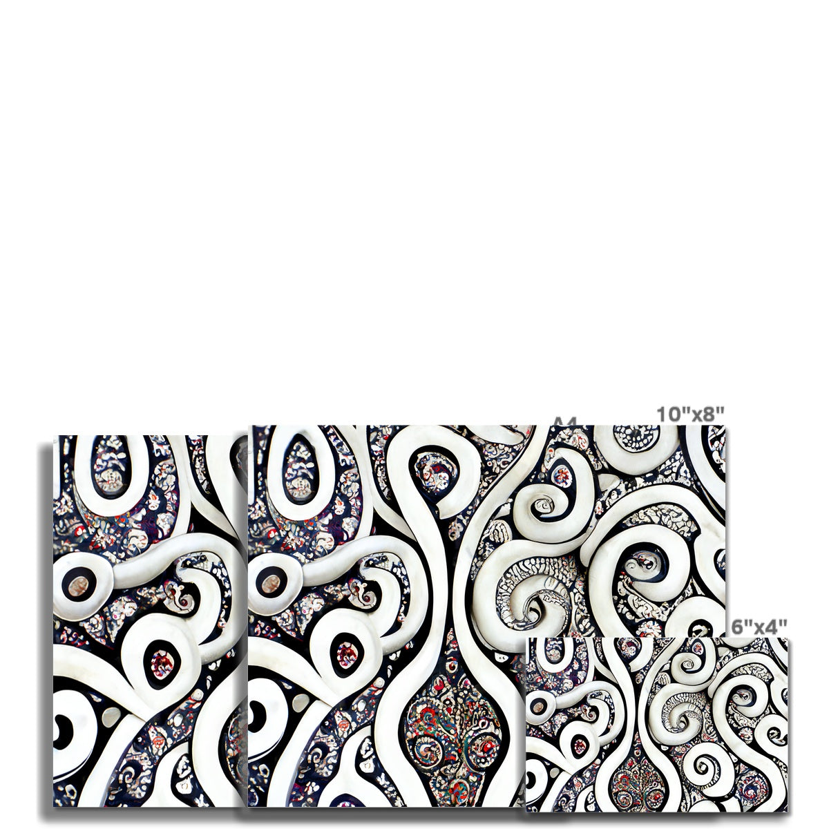 Paisley Swirls Fine Art Print