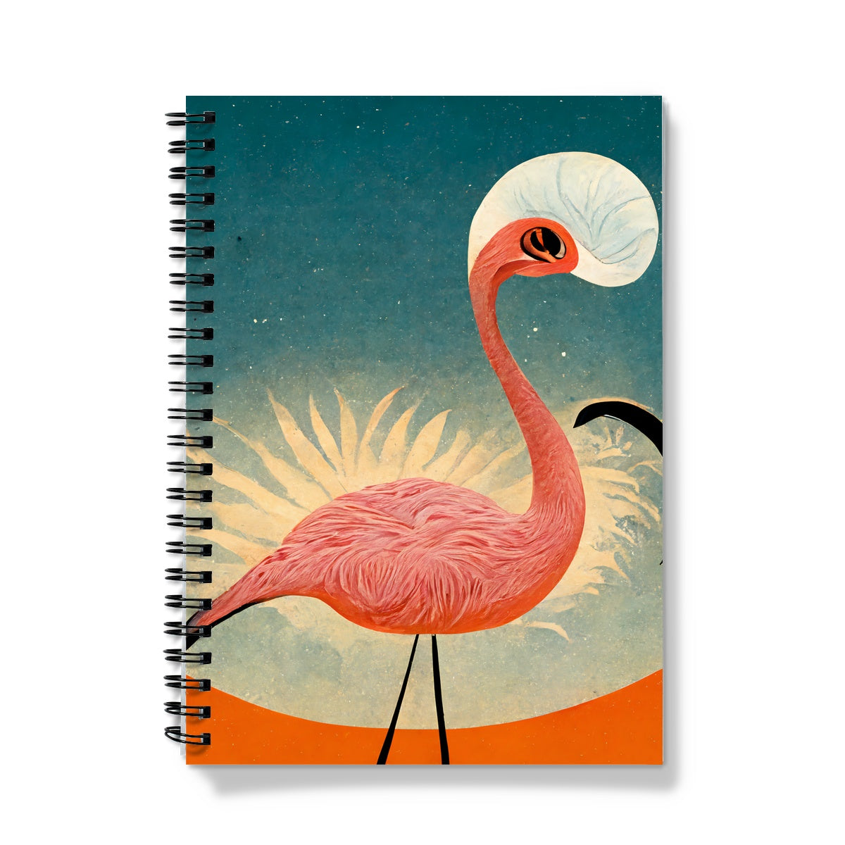 Flamingo Poster Style Notebook