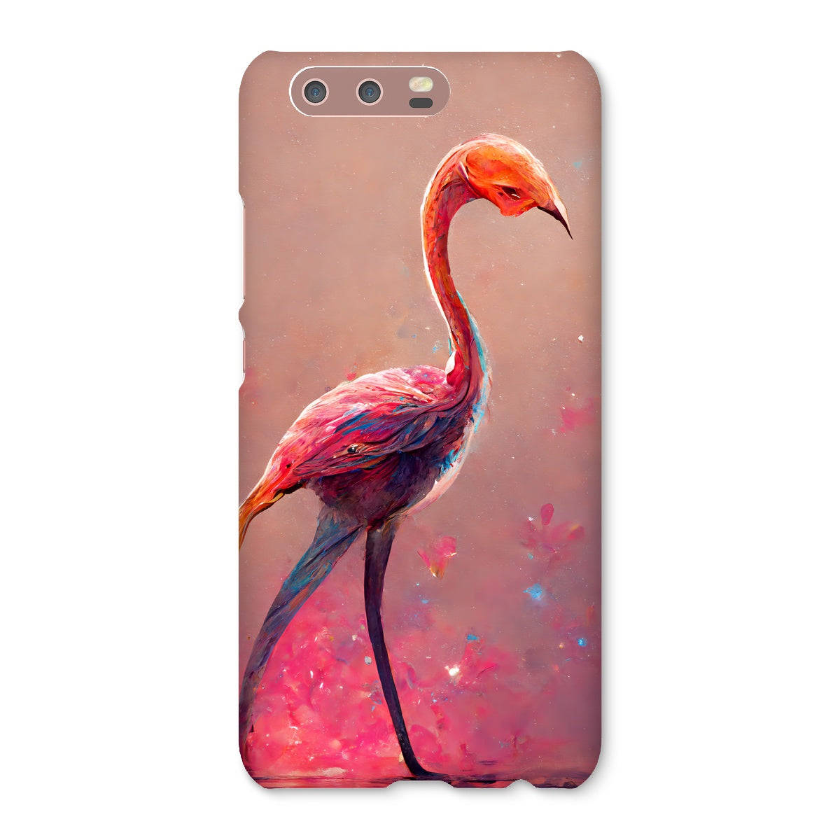 Flamingo Standing Alone Snap Phone Case