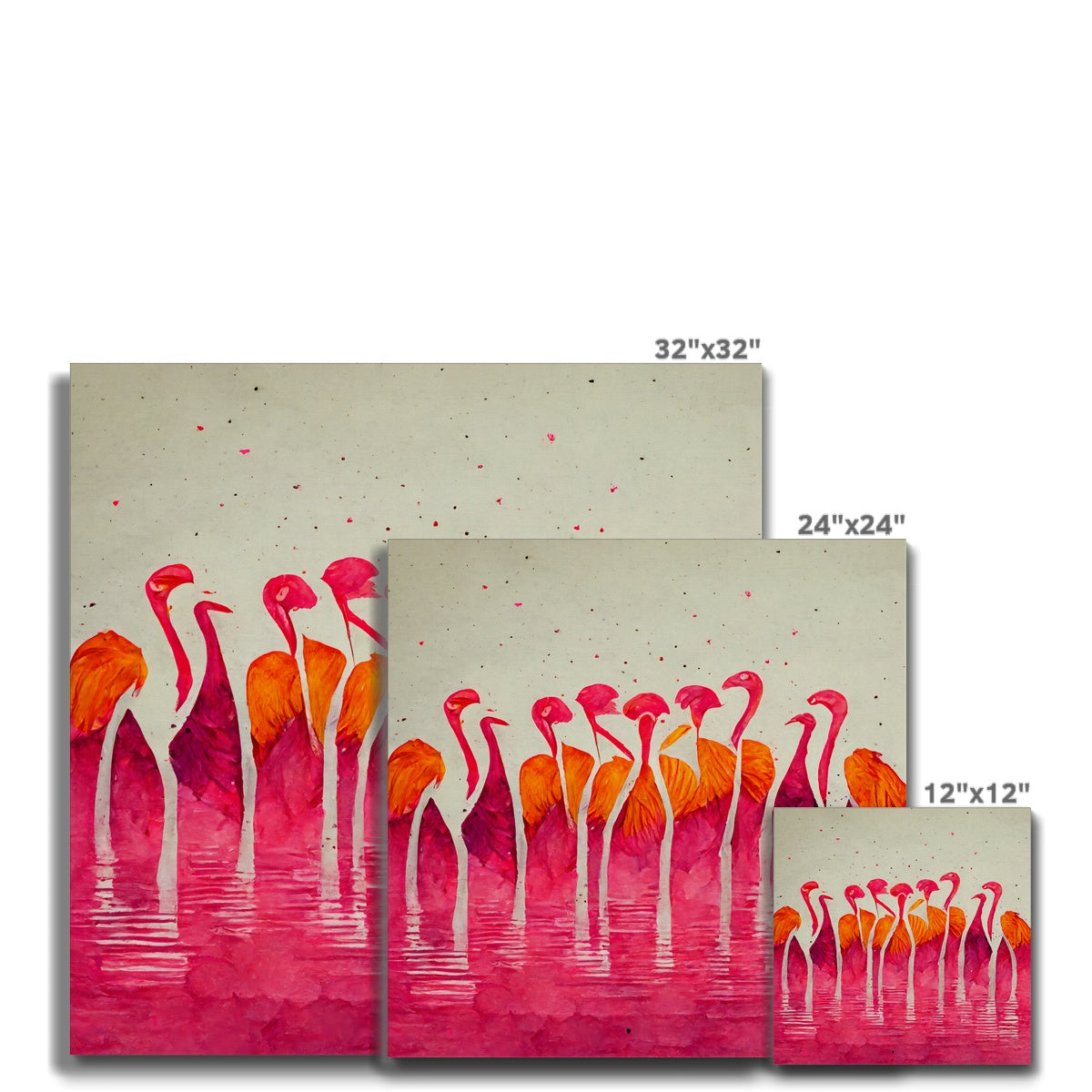 Flamingo Horizon Canvas