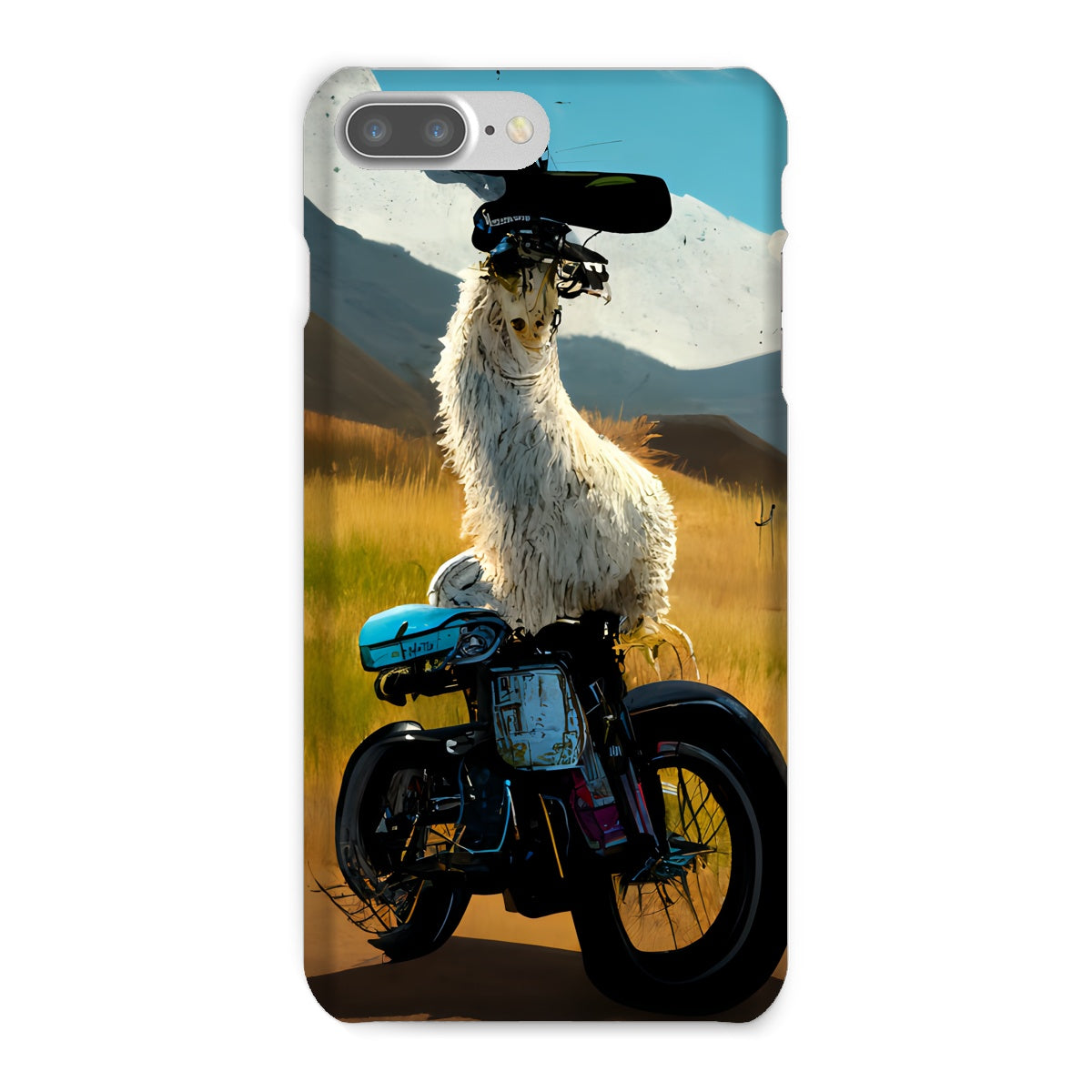 Llama on a Bike Snap Phone Case