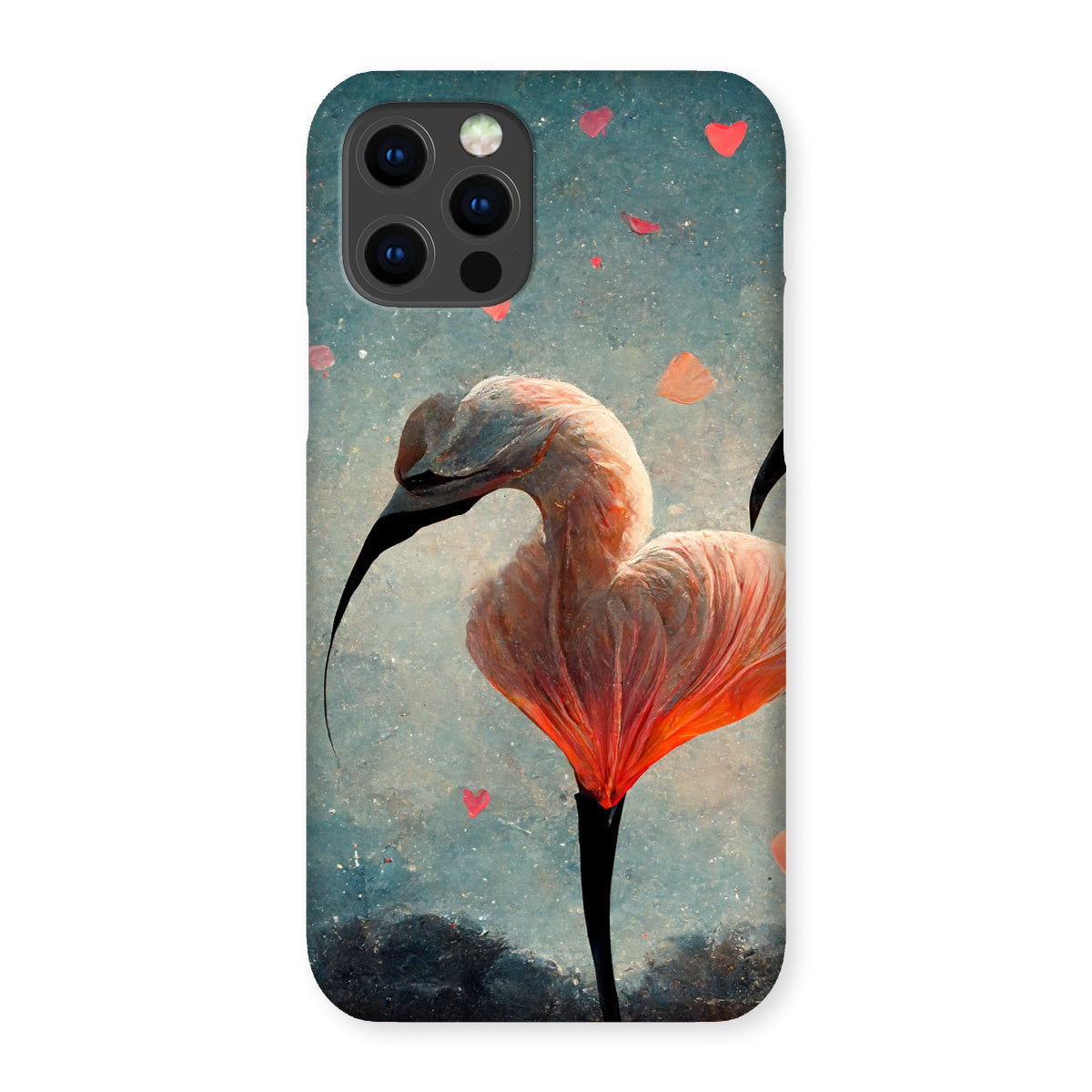 Flamingo Valentine Snap Phone Case