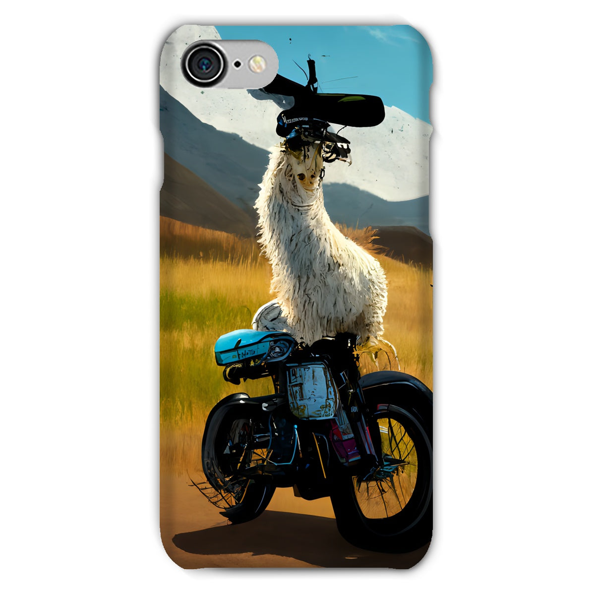 Llama on a Bike Snap Phone Case