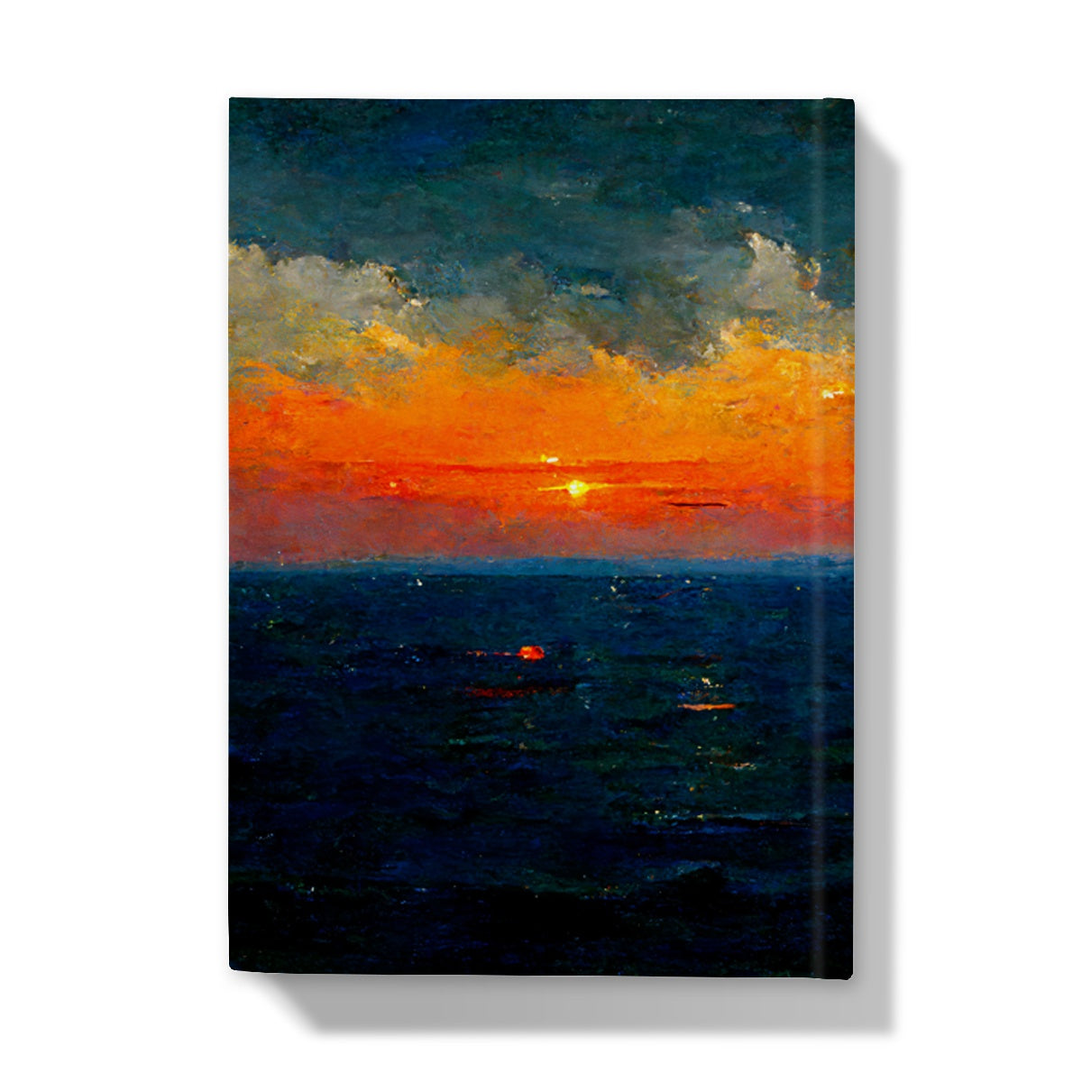 Sea Sunset on Oils Hardback Journal