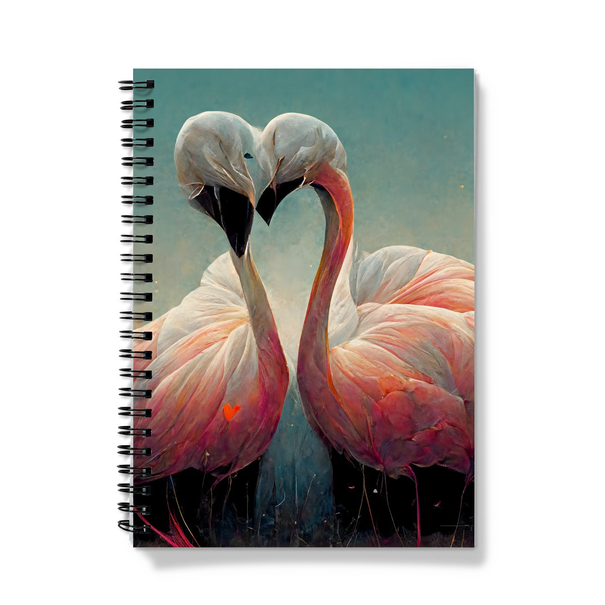 Flamingo Cuddles Notebook