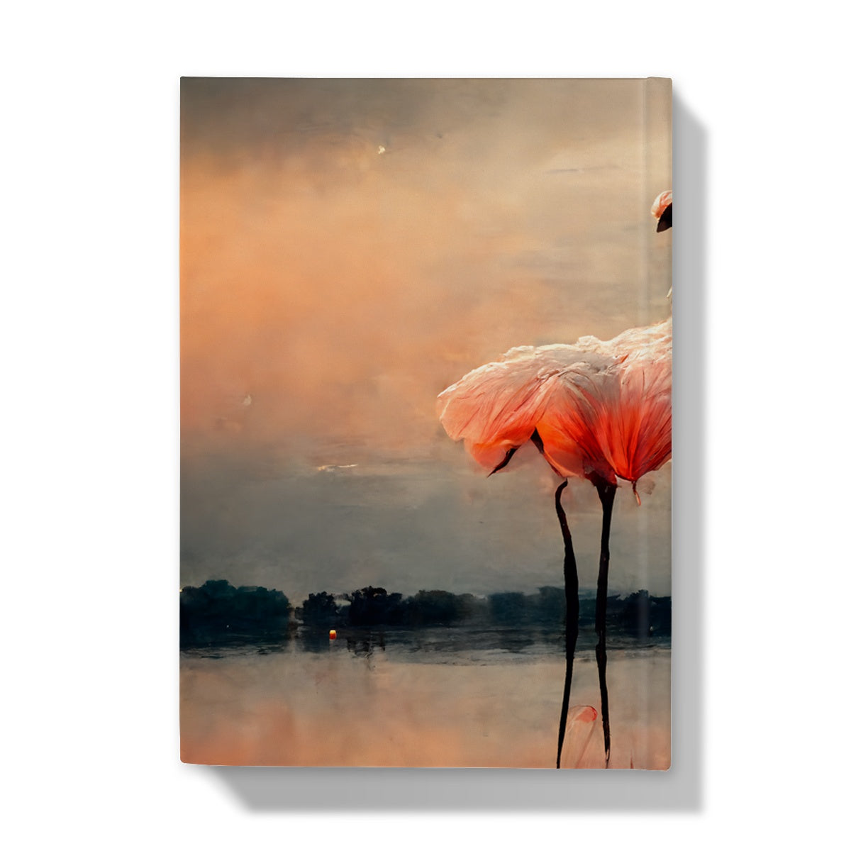 Flamingo Sunset Hardback Journal