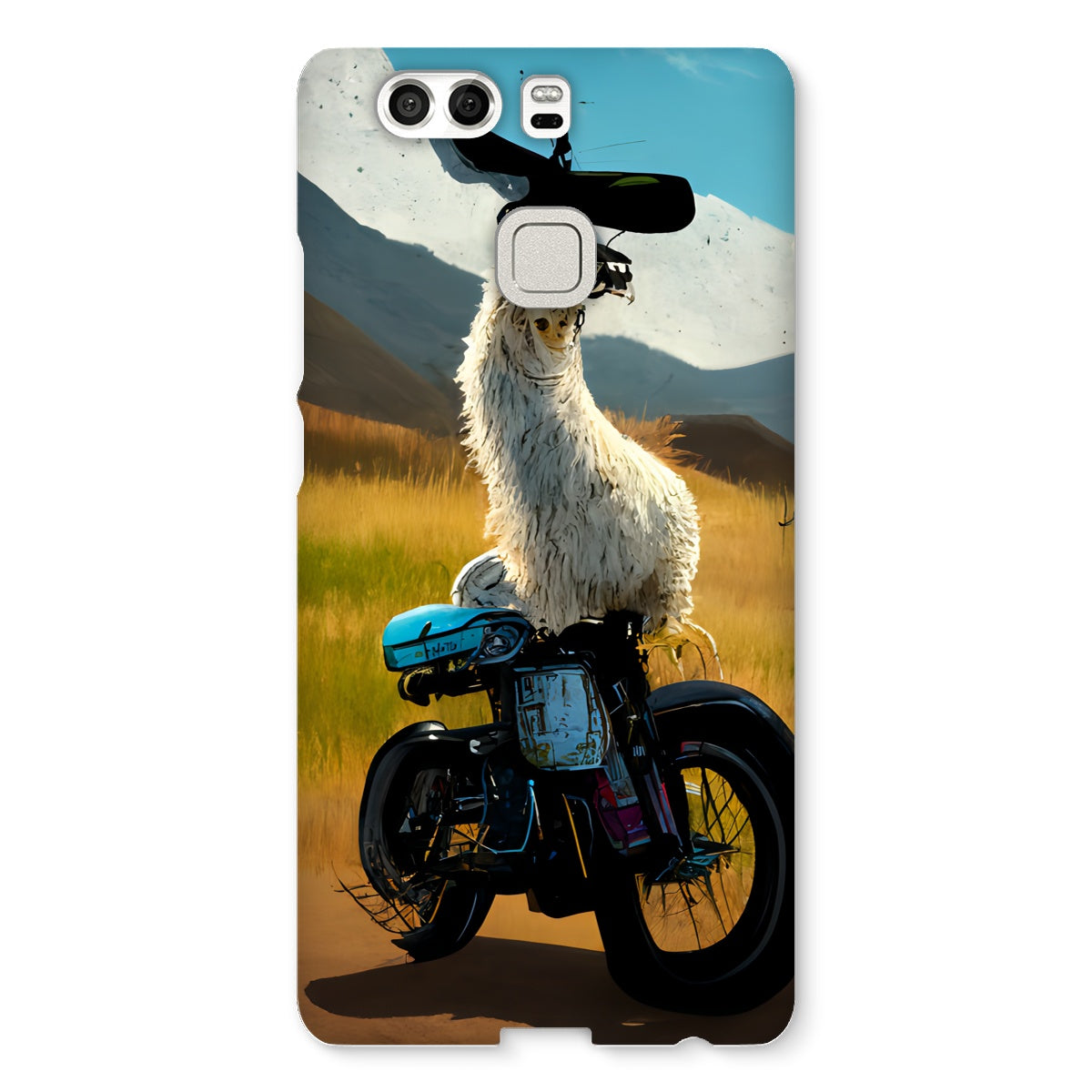 Llama on a Bike Snap Phone Case