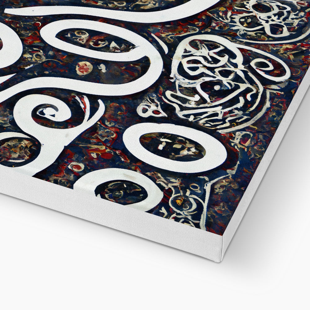 Swirling Paisley Canvas