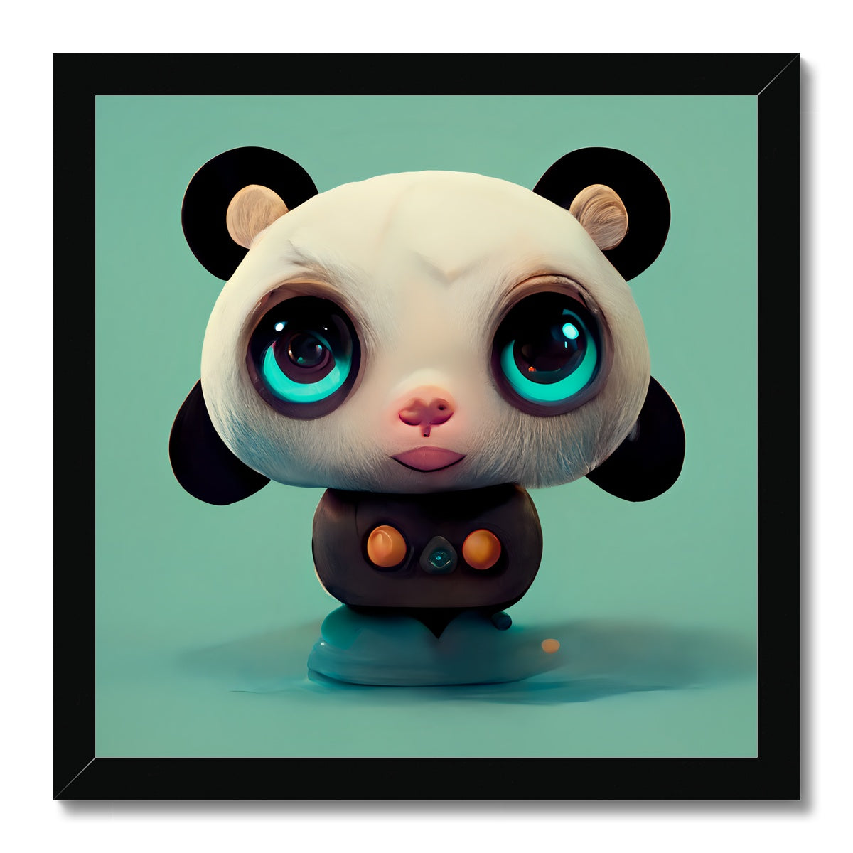Pandapop Framed Print