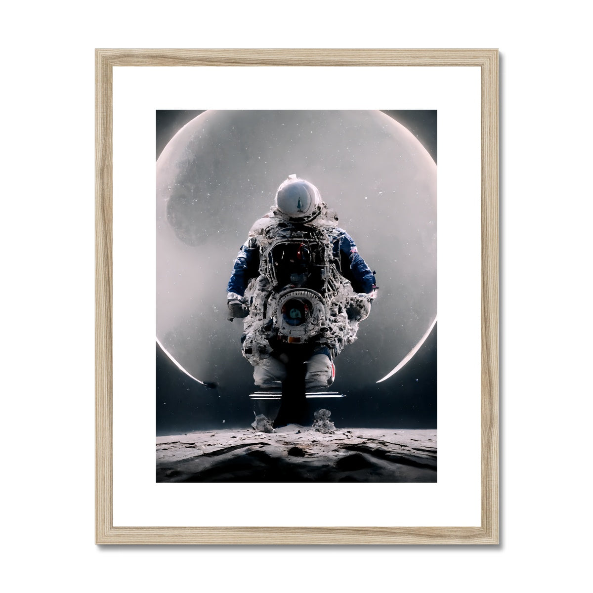 Moon Gazer Framed & Mounted Print