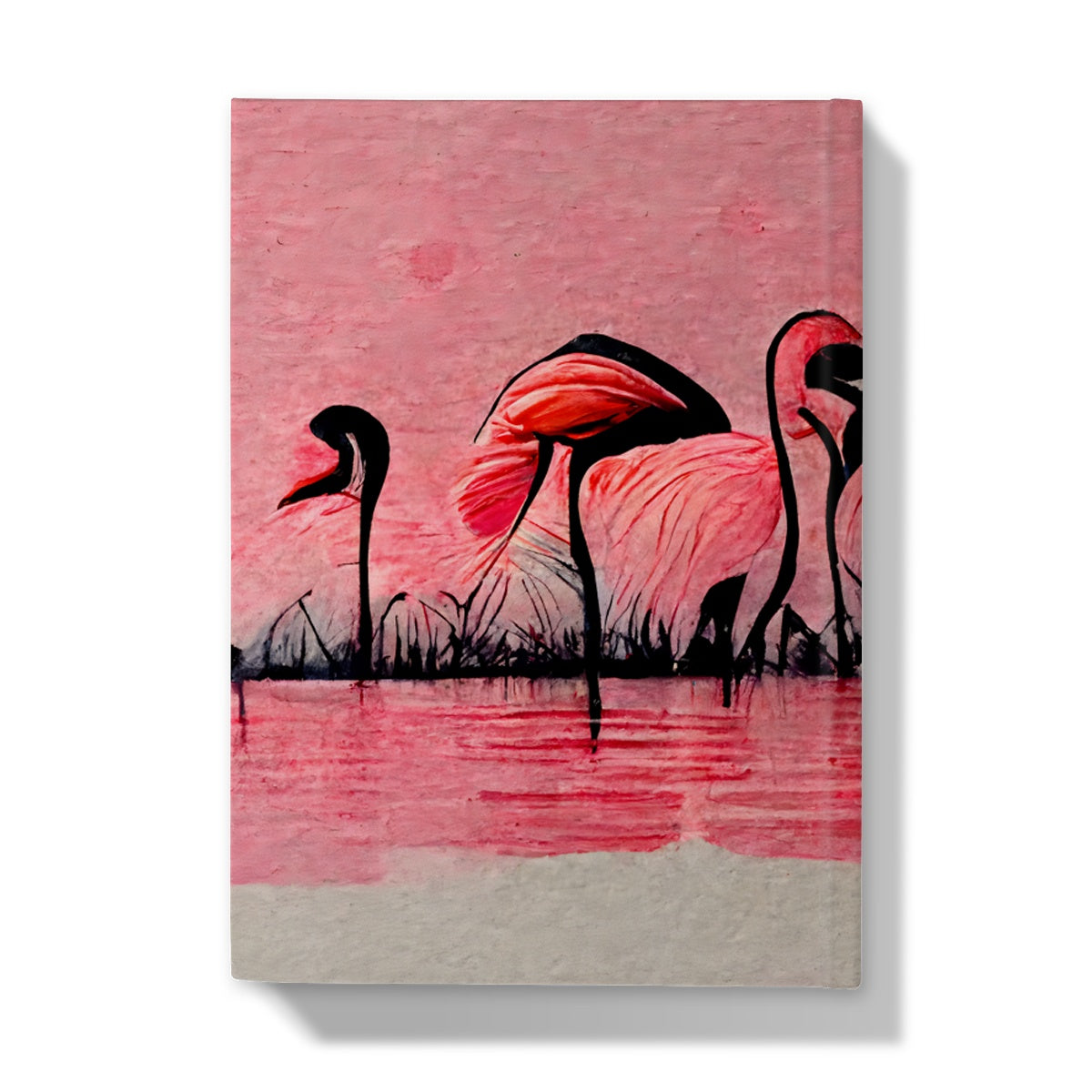 Flamingo Dinner Meetup Hardback Journal