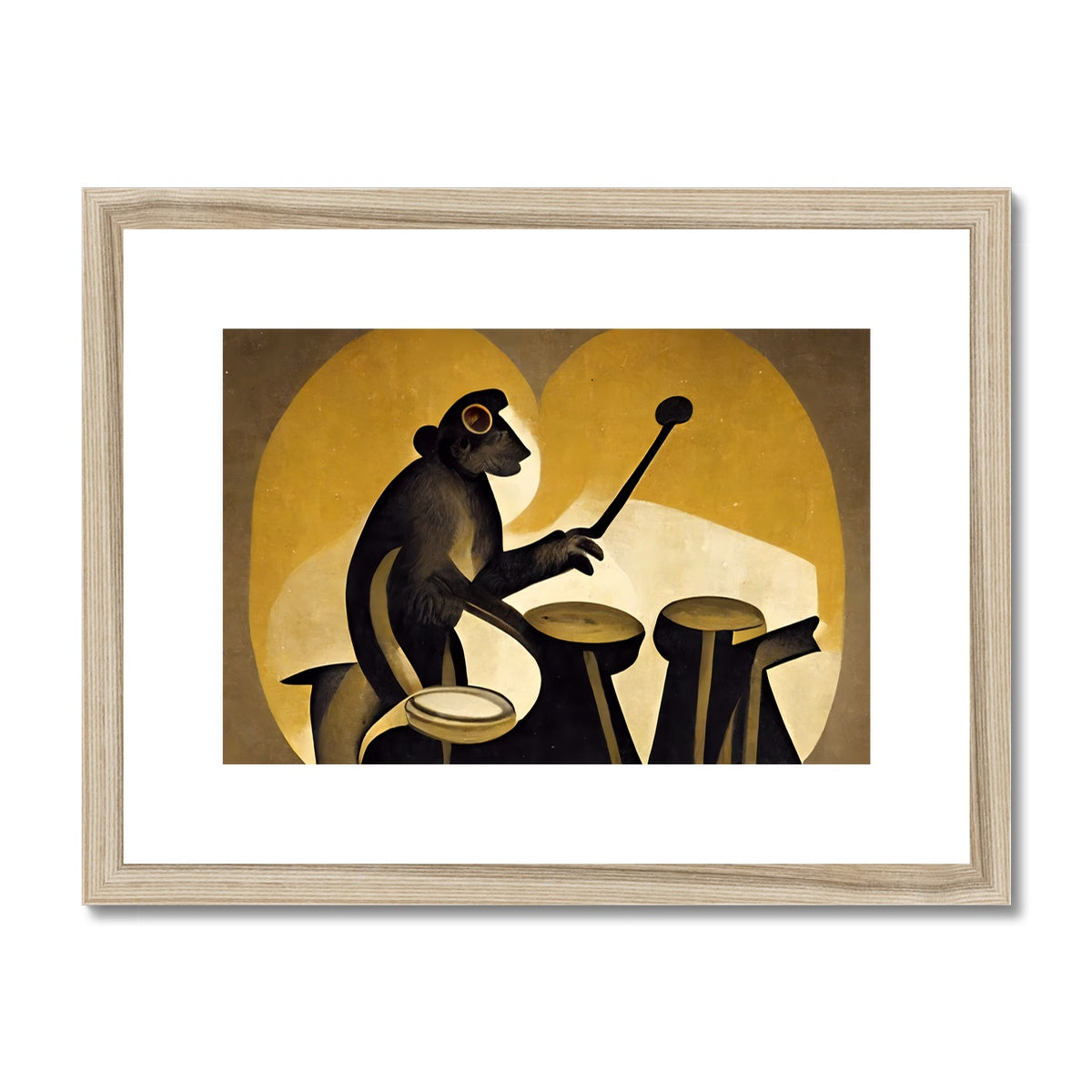 Drum Master Framed & Mounted Print