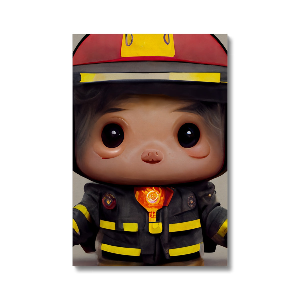 Fireman Guy Pop Canvas