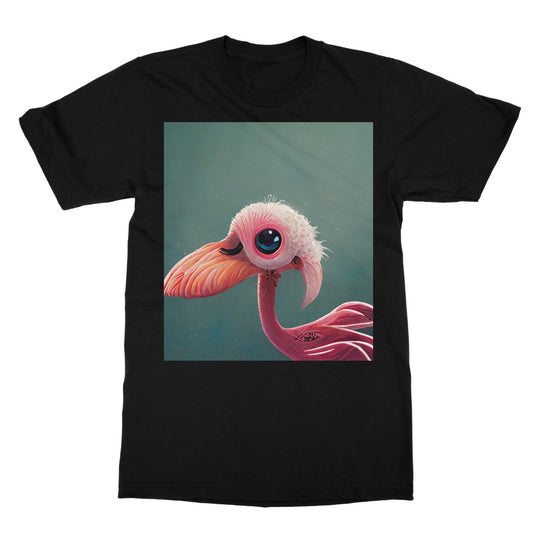 Baby Bird Flamingo Softstyle T-Shirt