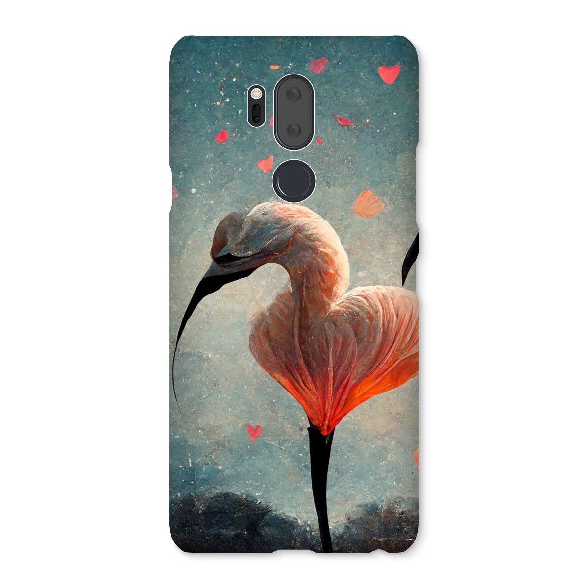 Flamingo Valentine Snap Phone Case