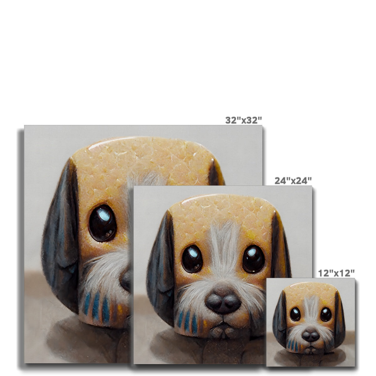 Puppy Love Pop Canvas