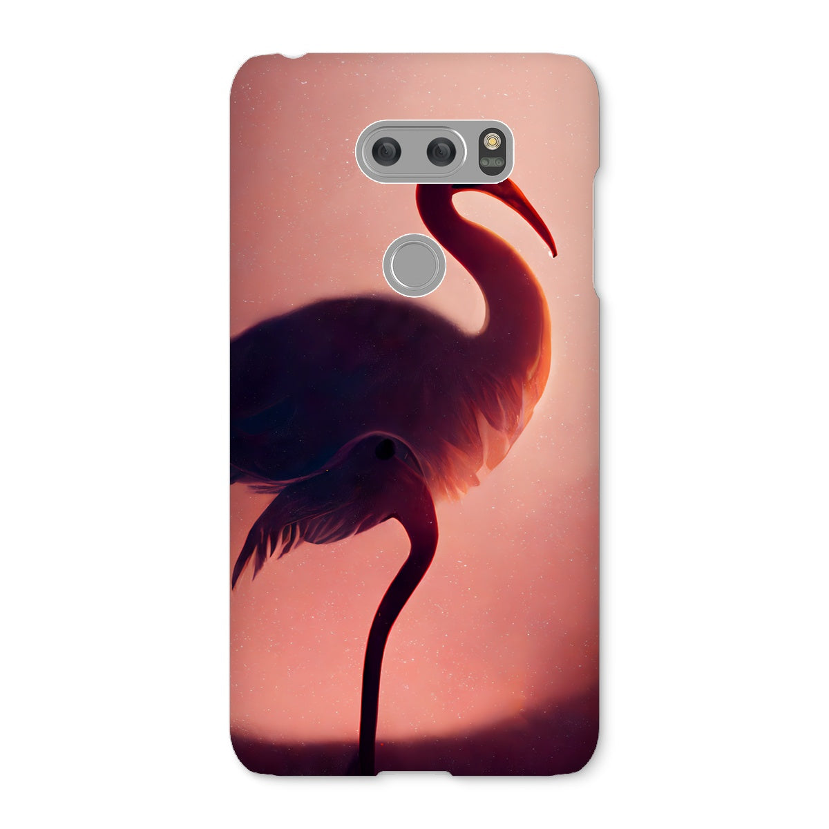 Flamingo Shadows Snap Phone Case