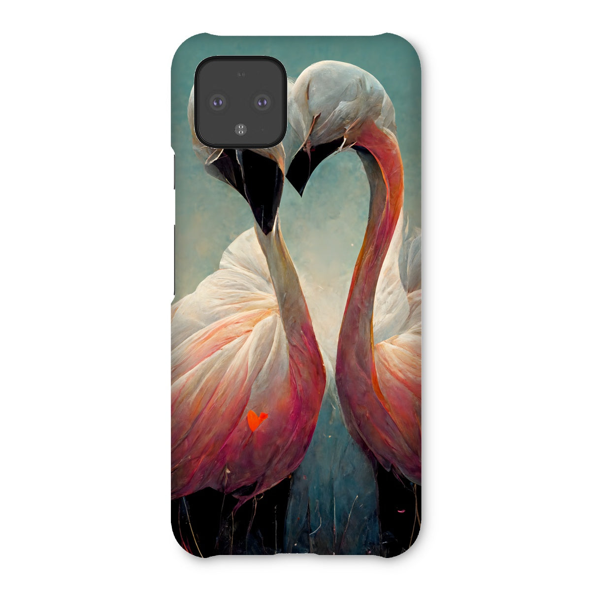 Flamingo Cuddles Snap Phone Case