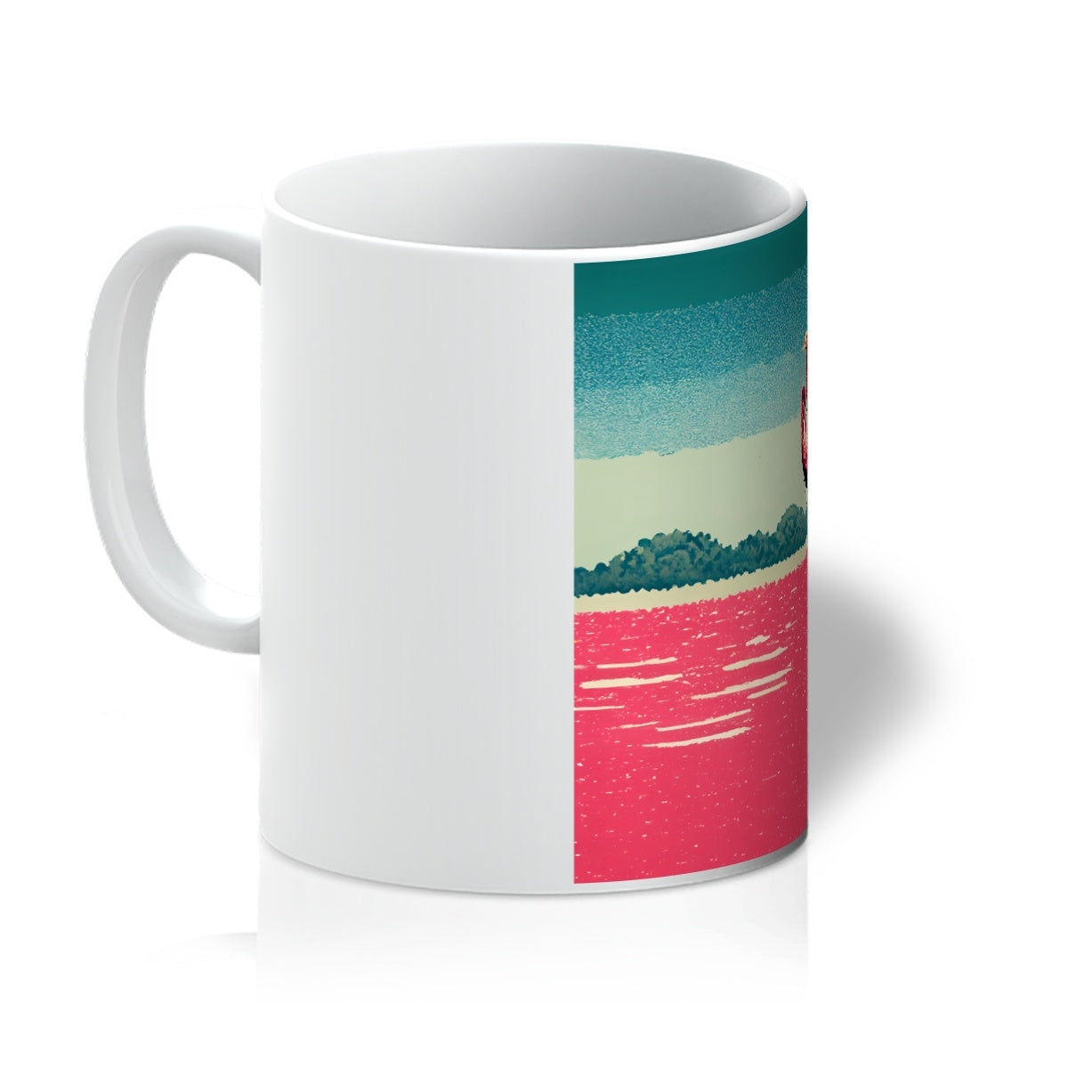 Flamingo 8 Bit Mug