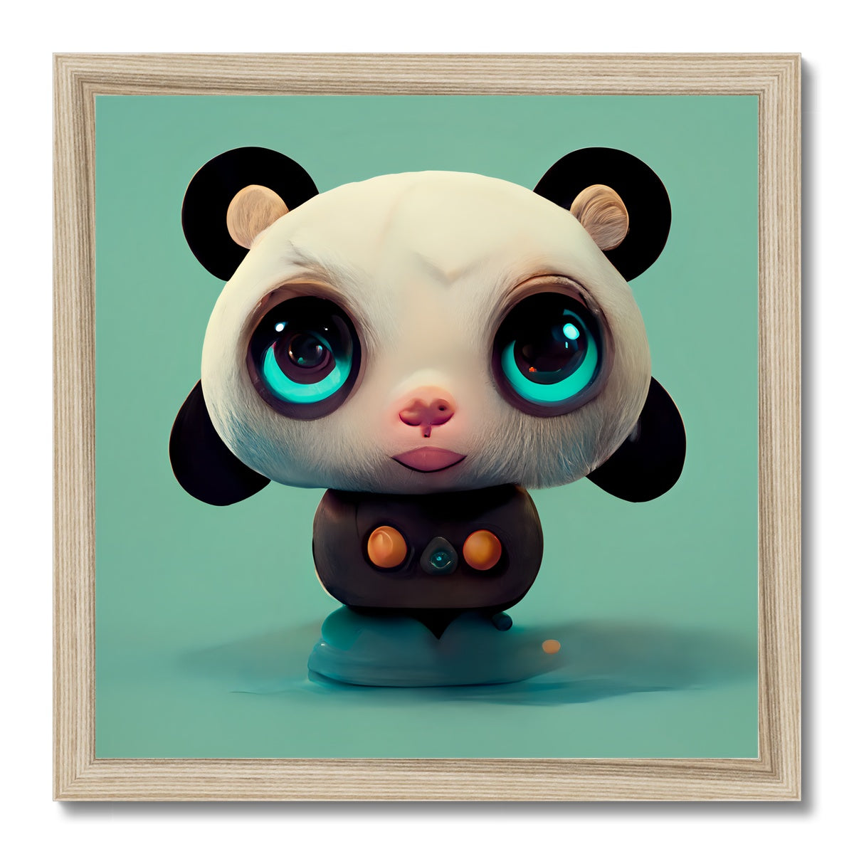Pandapop Framed Print