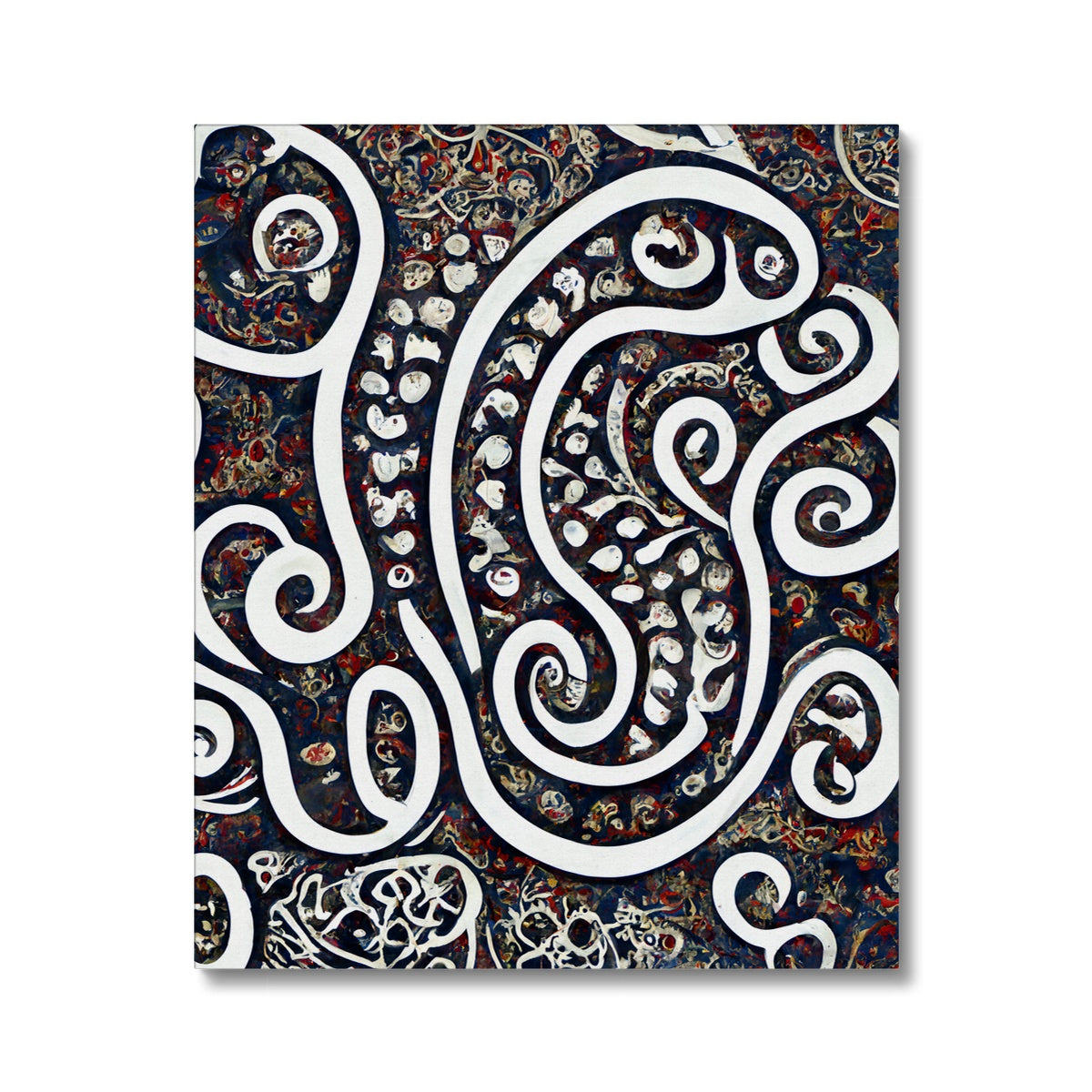 Swirling Paisley Canvas