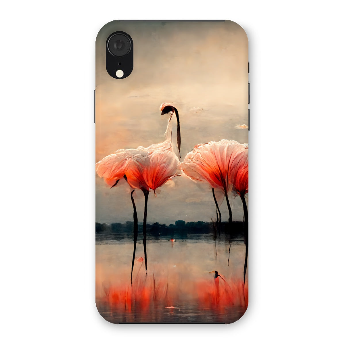 Flamingo Sunset Snap Phone Case