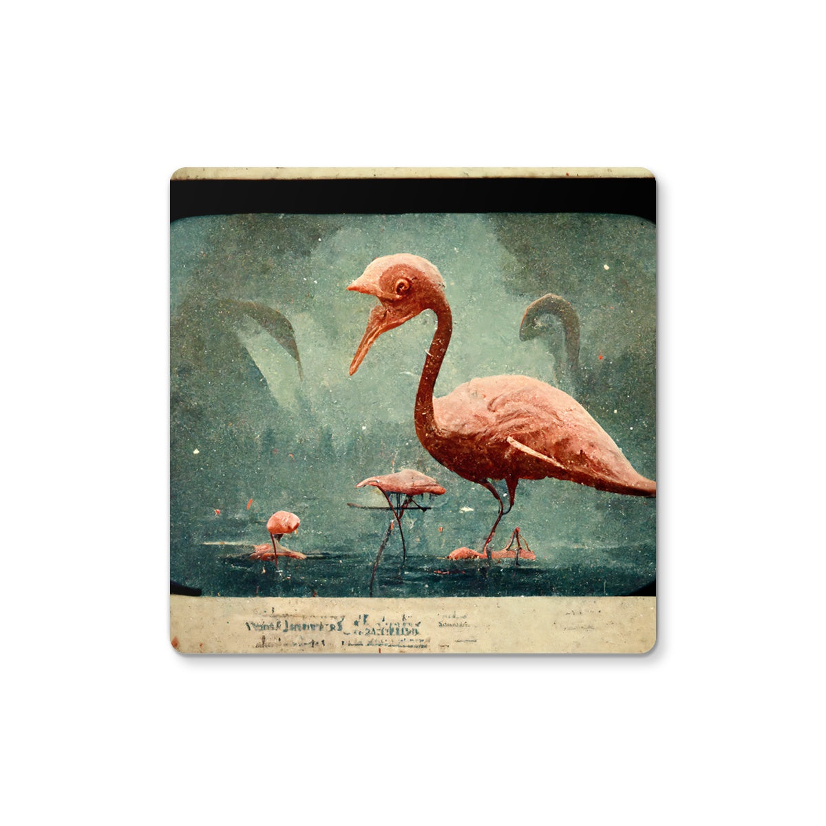 Flamingo Retro View Coaster