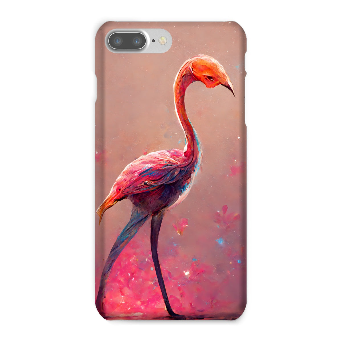 Flamingo Standing Alone Snap Phone Case