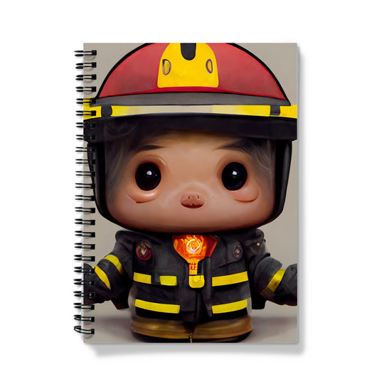 Fireman Guy Pop Notebook