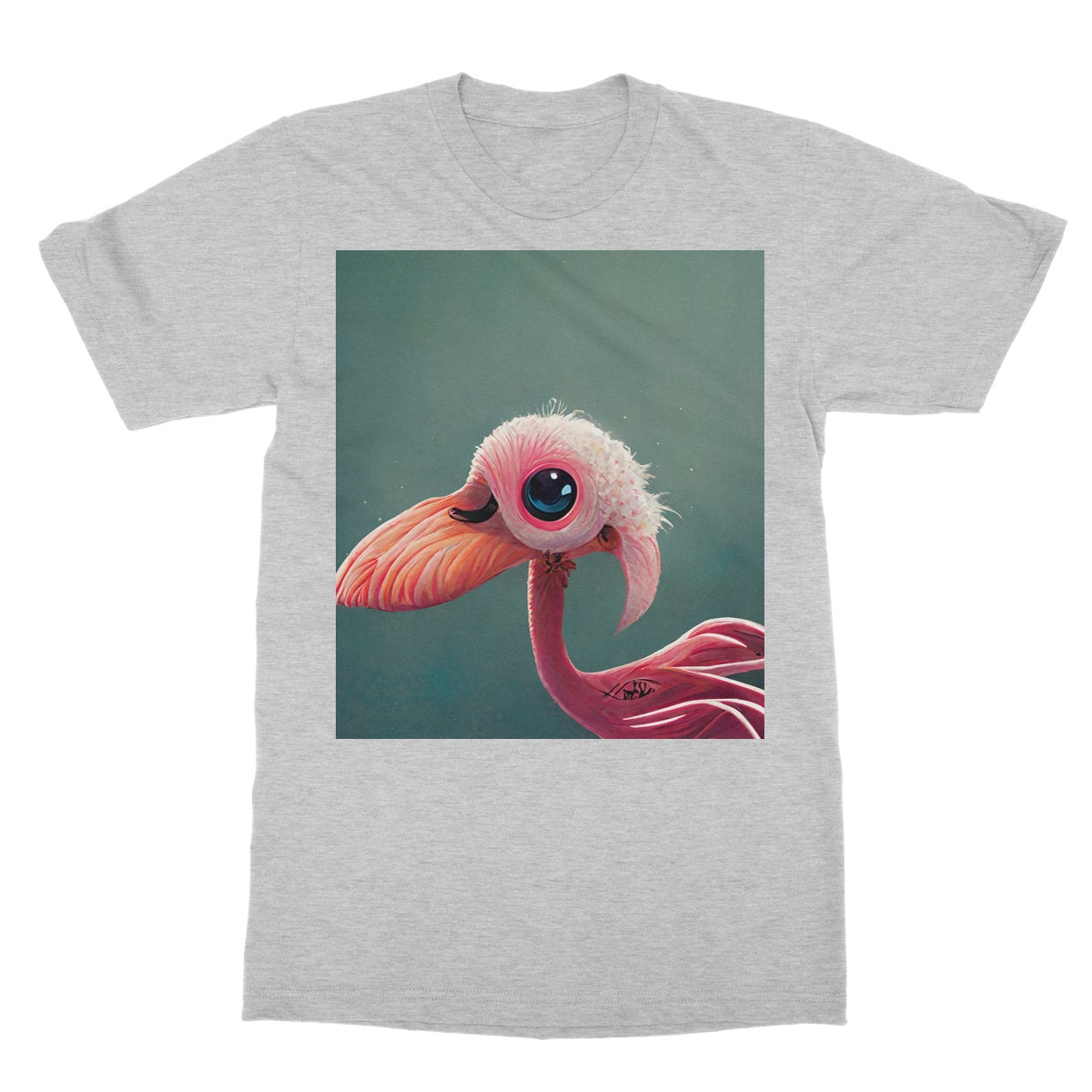 Baby Bird Flamingo Softstyle T-Shirt