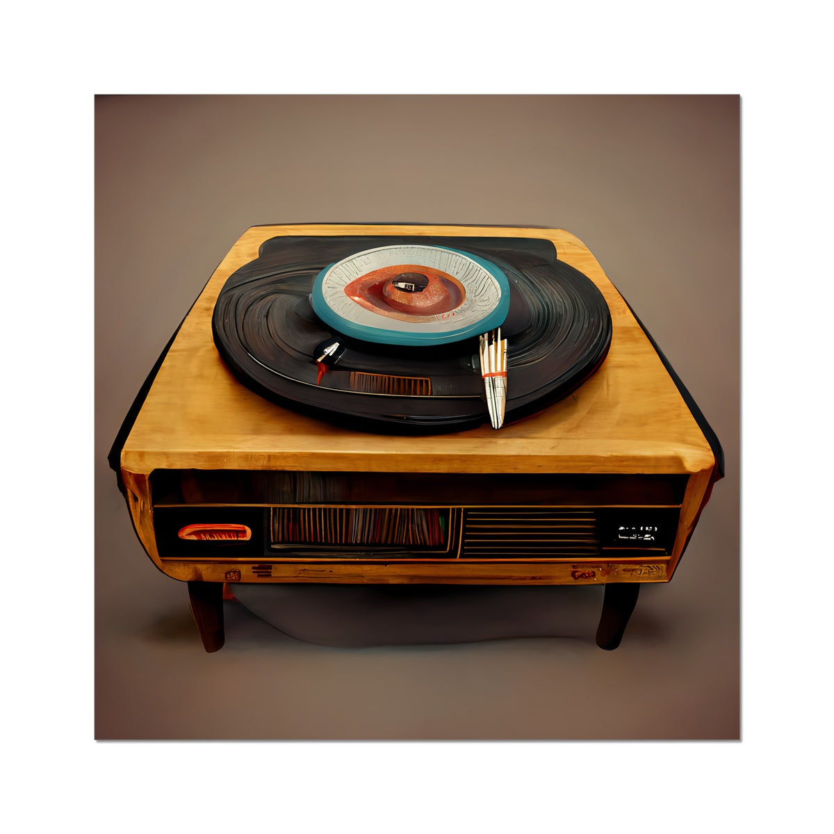 Retro Vinyl Fine Art Print