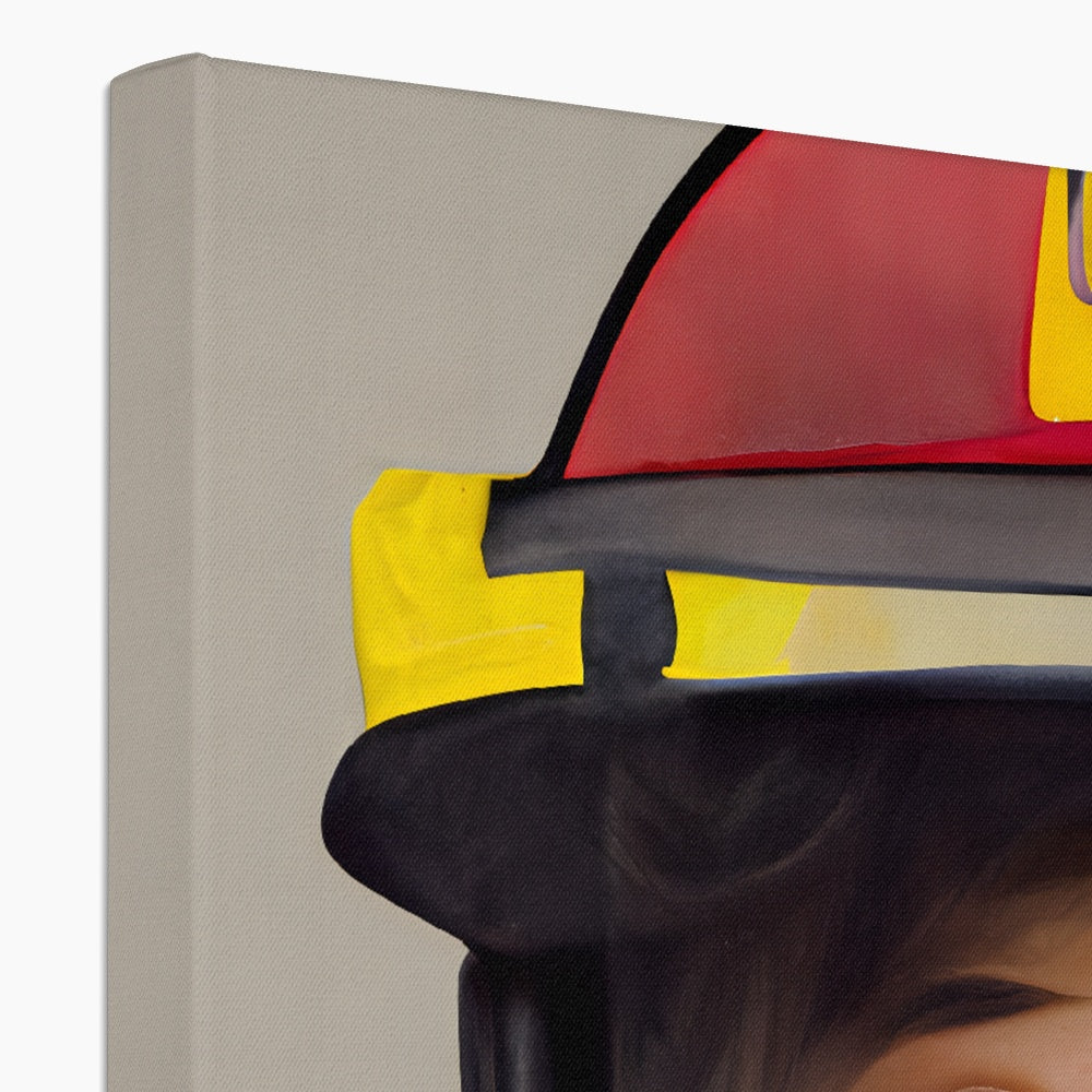Fireman Guy Pop Canvas