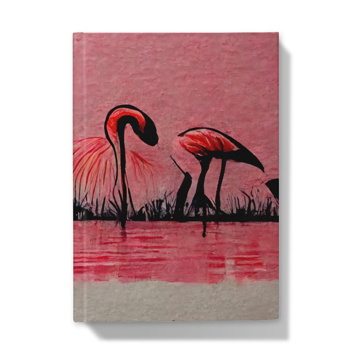 Flamingo Dinner Meetup Hardback Journal