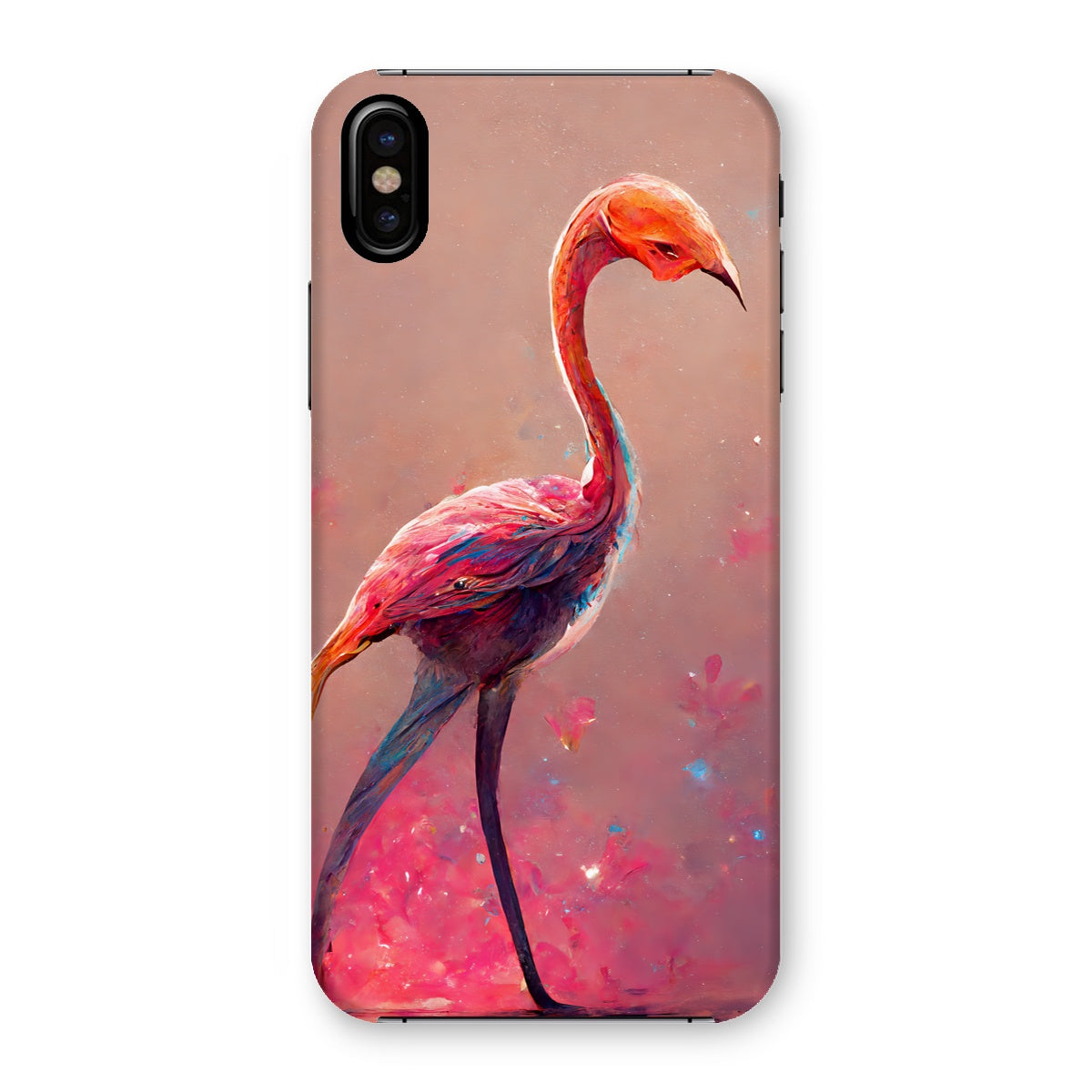 Flamingo Standing Alone Snap Phone Case