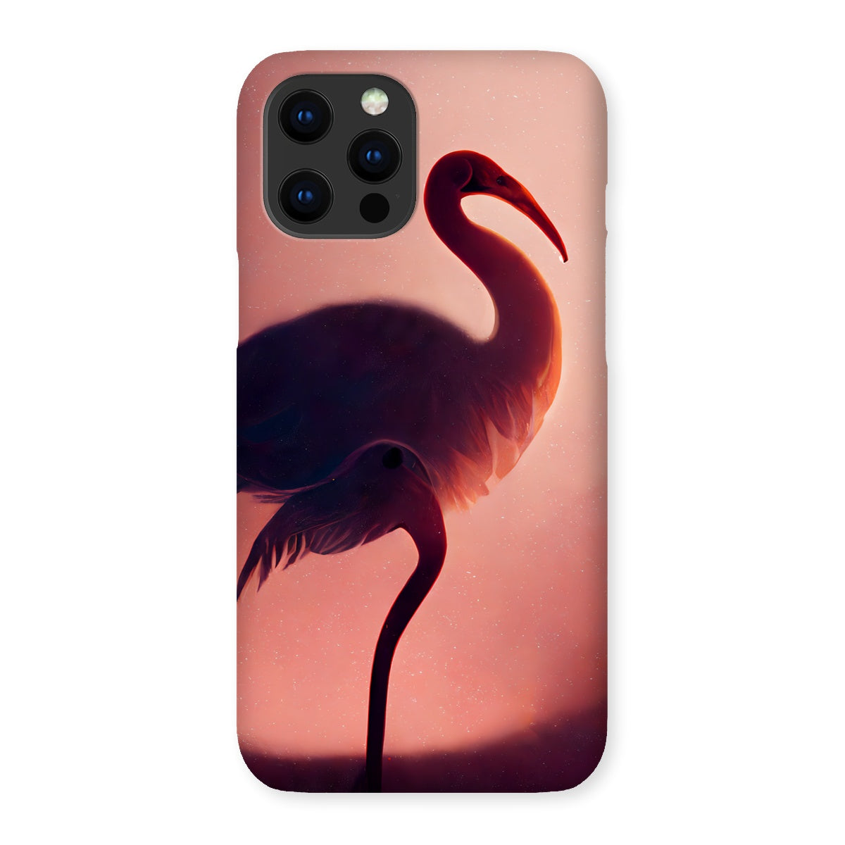 Flamingo Shadows Snap Phone Case