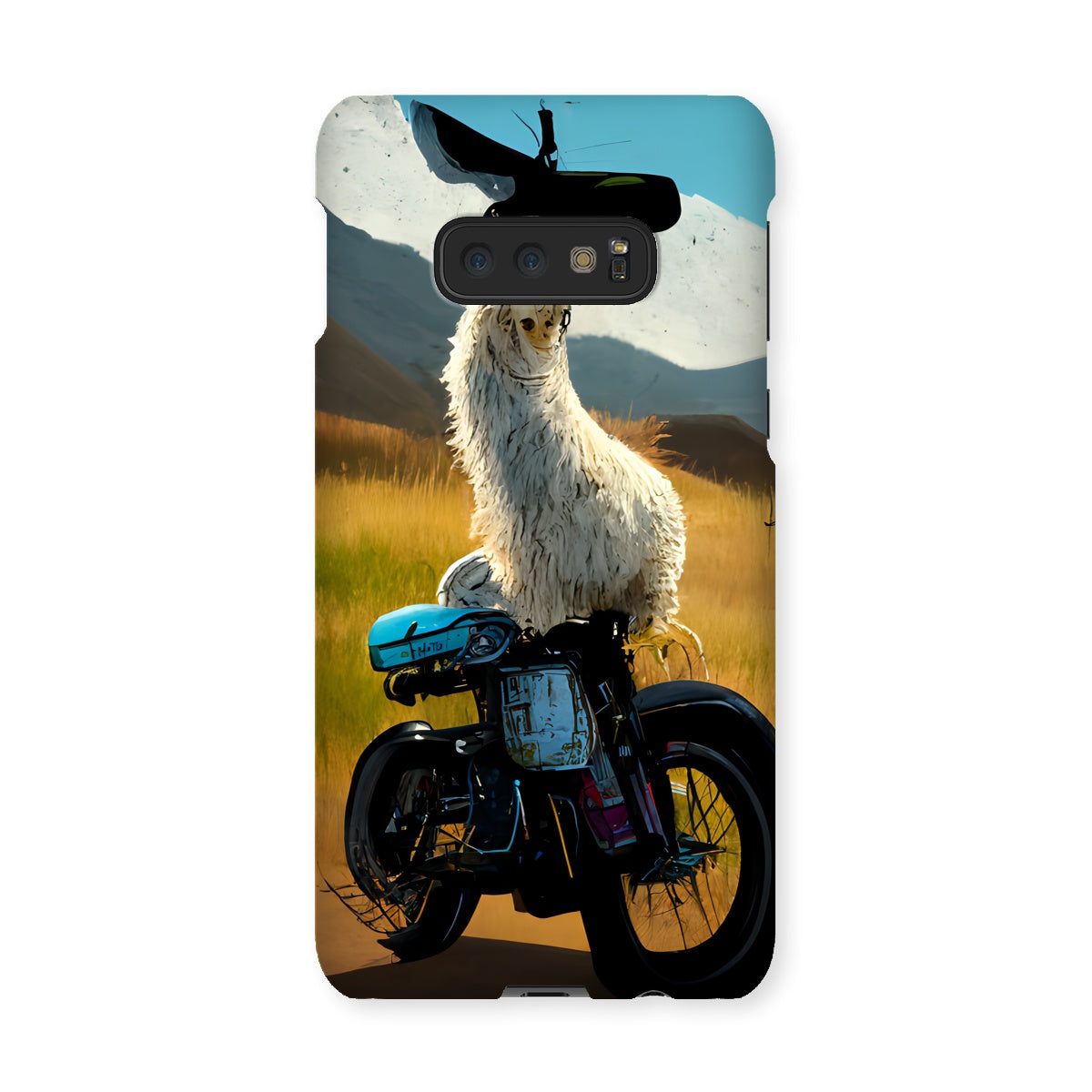 Llama on a Bike Snap Phone Case