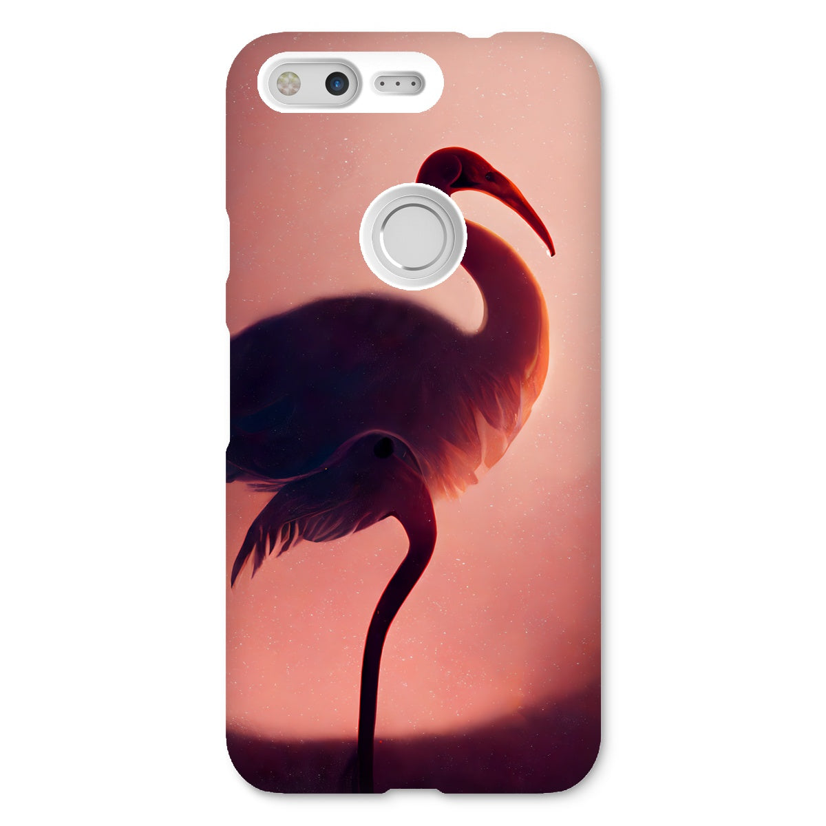 Flamingo Shadows Snap Phone Case