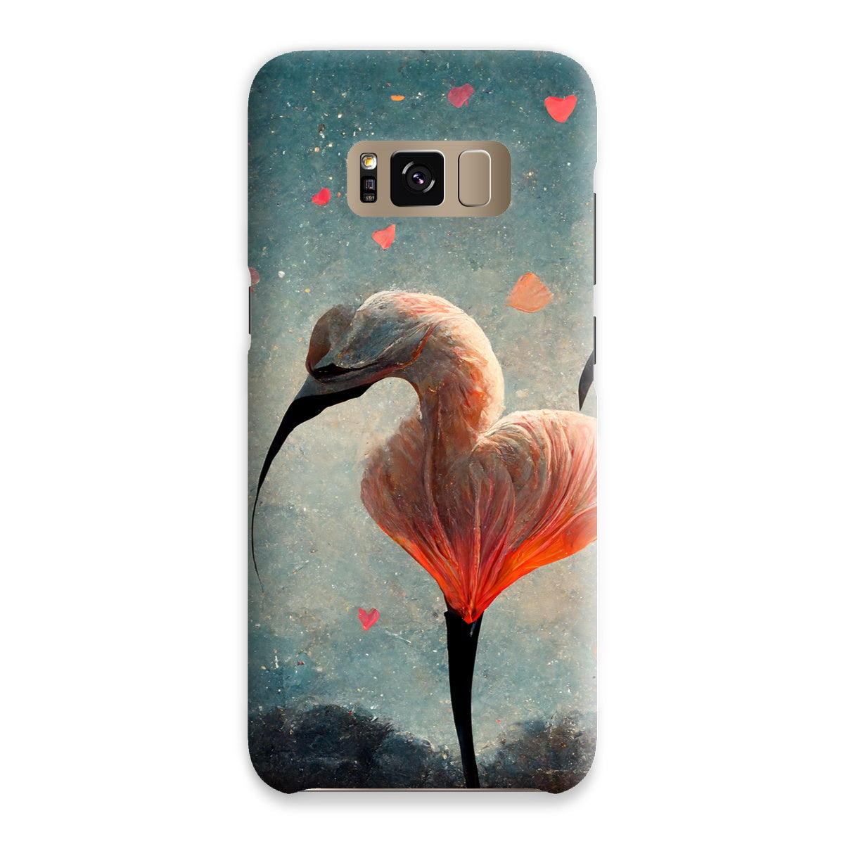 Flamingo Valentine Snap Phone Case